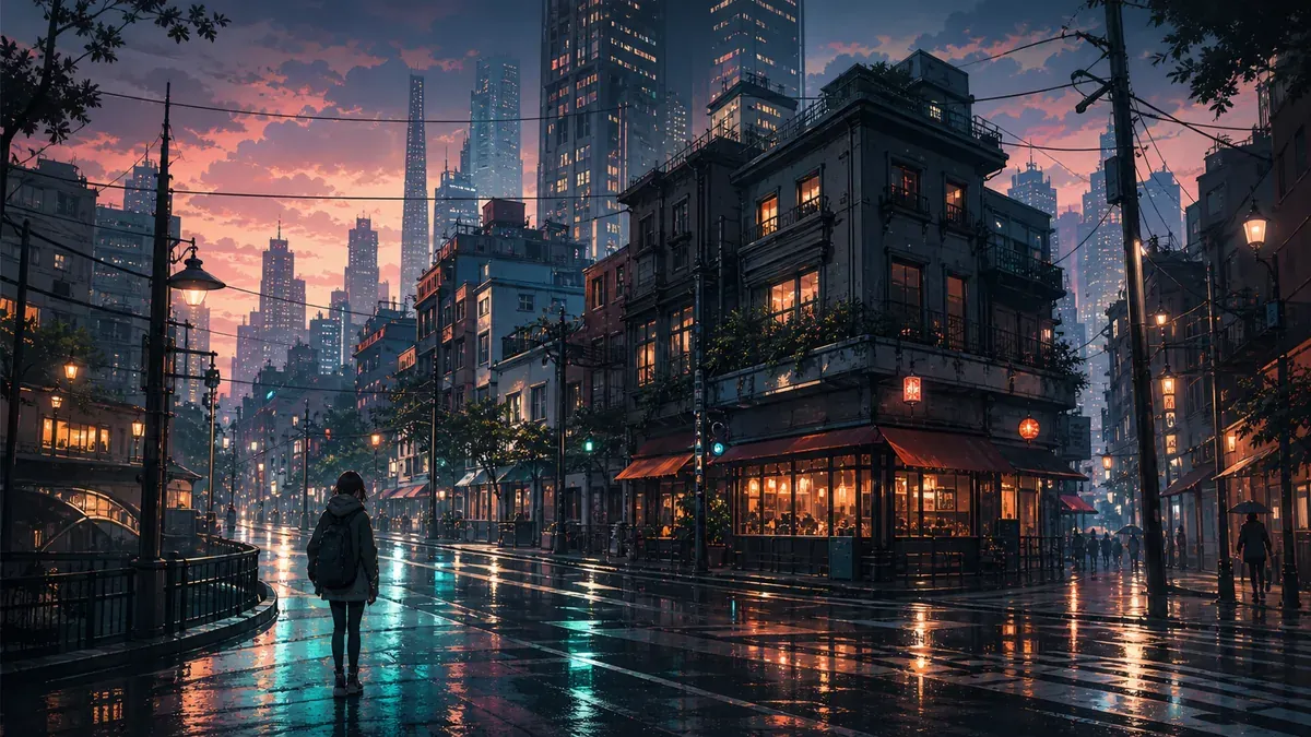AI urban generator creating city and street-style references